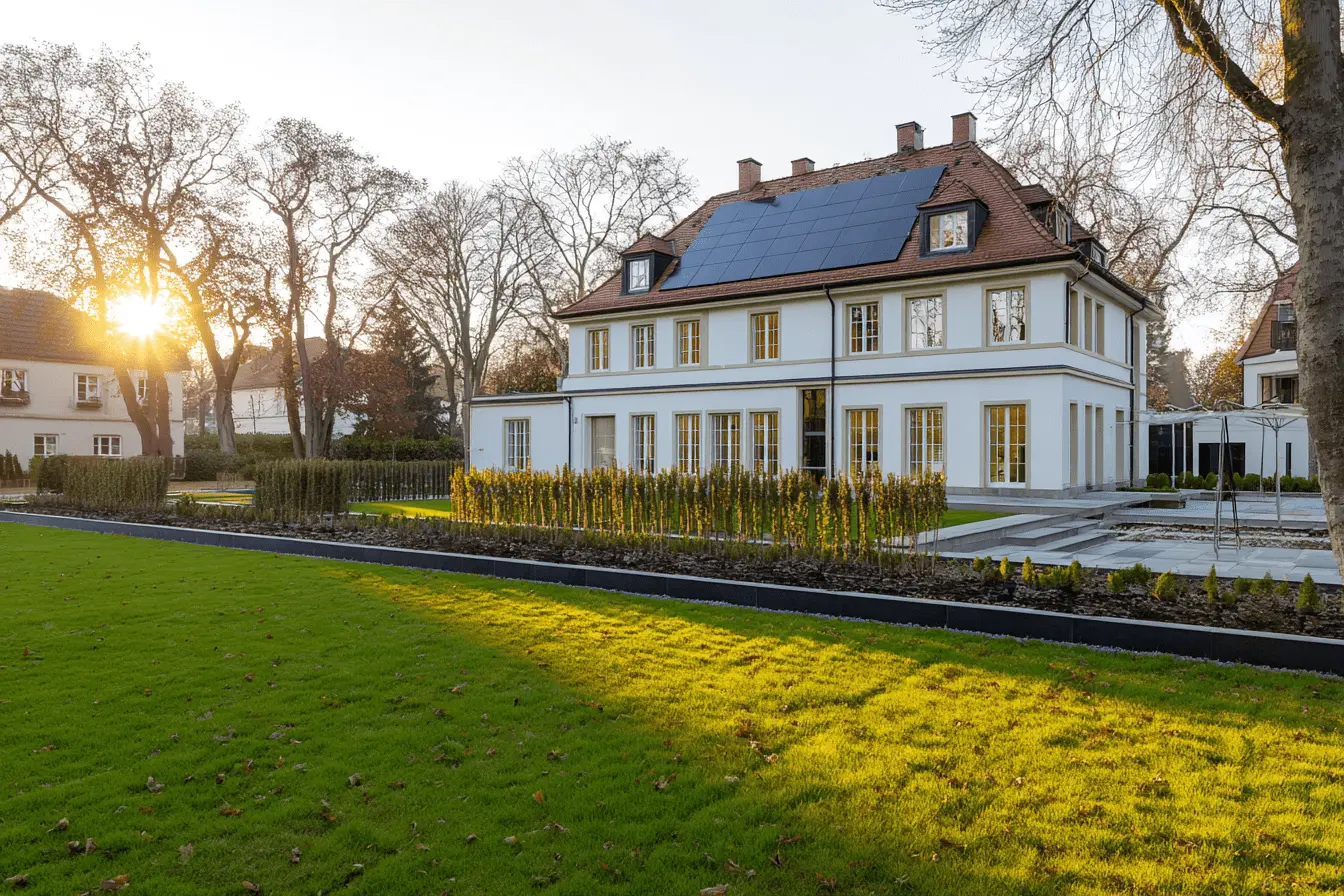 Villa Starnberg nach Solar-Installation